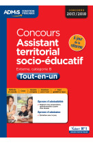 Concours assistant territorial socio-éducatif - catégorie b - tout-en-un