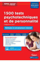 1500 tests psychotechniques et de personnalité - méthode et entraînement intensif