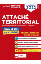 Attaché territorial - catégorie a - cours et qcm en 42 fiches