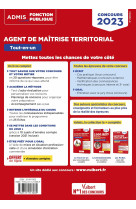 Concours agent de maîtrise territorial 2023 - catégorie c - tout-en-un