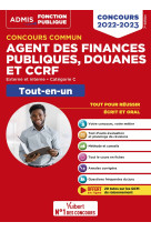 Concours commun agent des finances publiques, douanes et ccrf - catégorie c - tout-en-un