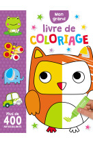 Mon grand livre de coloriage - plus de 400 autocollants