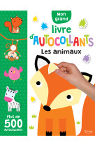 Les animaux (coll. mon grand livre d'autocollants)