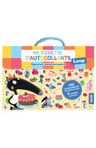 Ma pochette d'artiste - ma pochette d'autocollants loup - special anniversaire (coll. ma pochette d'