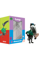 Figurine loup seul - dimanche