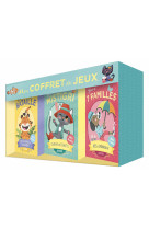 Jeux de cartes - mon coffret de jeux - 7 familles, mistigri et bataille