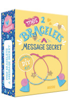 Mon petit kit diy - mes 2 bracelets à message secret