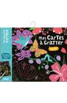 Ma pochette d'artiste - mes cartes à gratter - fleurs