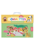 Ma pochette de 100 gommettes  - les animaux de la savane