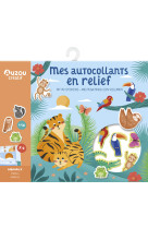 Ma pochette d'artiste - mes autocollants en relief - animaux