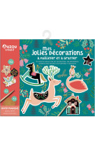 Ma pochette d'artiste - mes jolies décorations à pailleter et à gratter - hiver magique