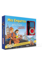 Mes enquêtes à l'école des détectives - coffret - plus forts que sherlock holmes !