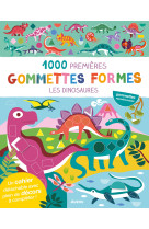 Mes tout premiers autocollants - 1000 gommettes formes - dinosaures