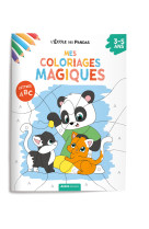 L'école des pandas - mes coloriages magiques - les lettres