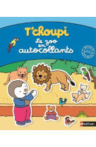 T'choupi le zoo en autocollants