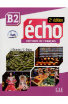 Echo b2 - de francais 2ed - eleve + portfolio + dvd