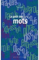 Le goût des mots