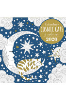 Calendrier cosmic cats à colorier 2020