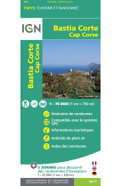 Top75030 bastia/corte/cap corse  1/75.000