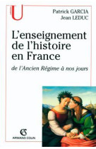 L'enseignement de l'histoire en france