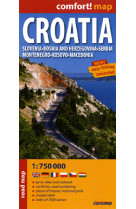 Croatia  1/750.000 (comfort !map)