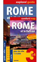 Rome et le vatican (explore! guide 3en1)