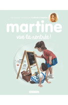 Martine, livres cd - vive la rentrée !