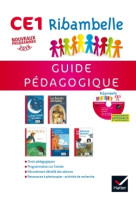 Ribambelle ce1 série rouge éd. 2016 - guide pédagogique + cd-rom