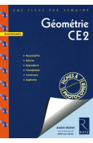 Géométrie ce2 une fiche par semaine - disciplines