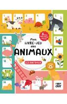 Mon livre-jeu des animaux - les ani'doux - 5 jeux avec pions inclus