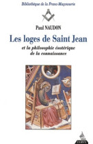 Les loges de saint-jean et la philosophie ésotérique de la connaissance