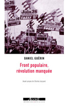 Front populaire, révolution manquée