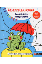 Nombres magiques 4/5 ans - coloriages malins