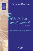 Précis de droit constitutionnel