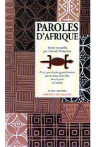 Paroles d'afrique