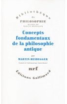 Concepts fondamentaux de la philosophie antique