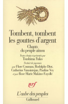 Tombent, tombent les gouttes d'argent