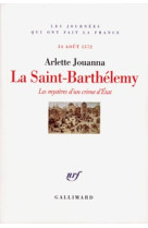 La saint-barthélemy