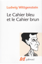 Le cahier bleu et le cahier brun