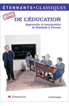 De l'éducation