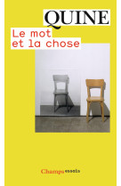 Le mot et la chose