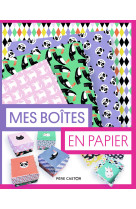 Les pochettes du père castor - mes boîtes en papier