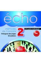 Cd individuel methode francais langue etrangere niveau 2 echo methode de francais