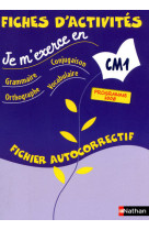 Je m'exerce en -fichier autocorrectif- cm1