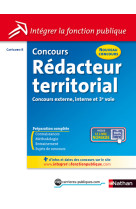 Concours redacteur territorial n18 categorie b (integrer la fonction publique) 2012