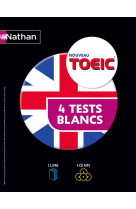 Toeic&reg; 4 tests blancs toeic&reg; livre + cd audio