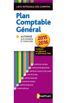 Plan comptable général 2015/2016 ( minimum de 5 exemplaires à la commande)