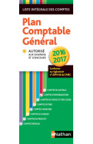 Plan comptable général 2016/2017 - hors collection dépliant