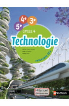 Technologie cycle 4 (5ème/4ème/3ème) - livre + licence élève - 2016