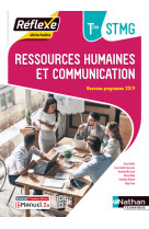 Ressources humaines et communication term stmg (pochette réflexe) livre + licence élève - 2020